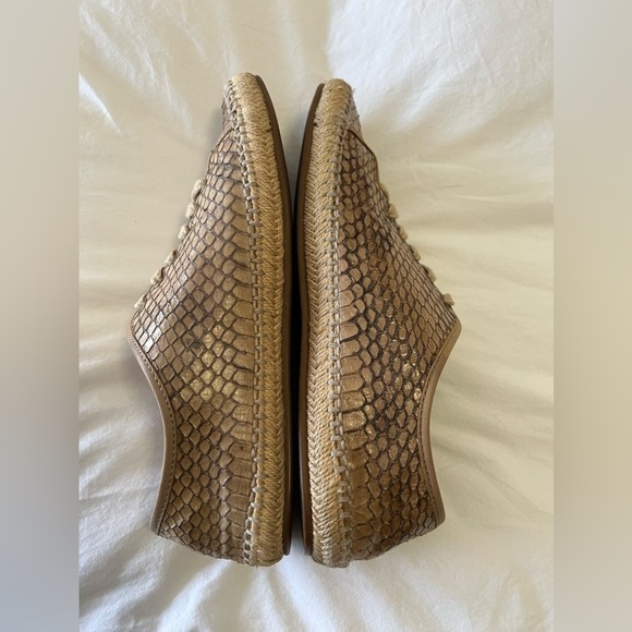 AERIN | Women’s SZ 9 | Nealson Snake Sneakers Taupe Espadrilles. - Picture 4 of 9